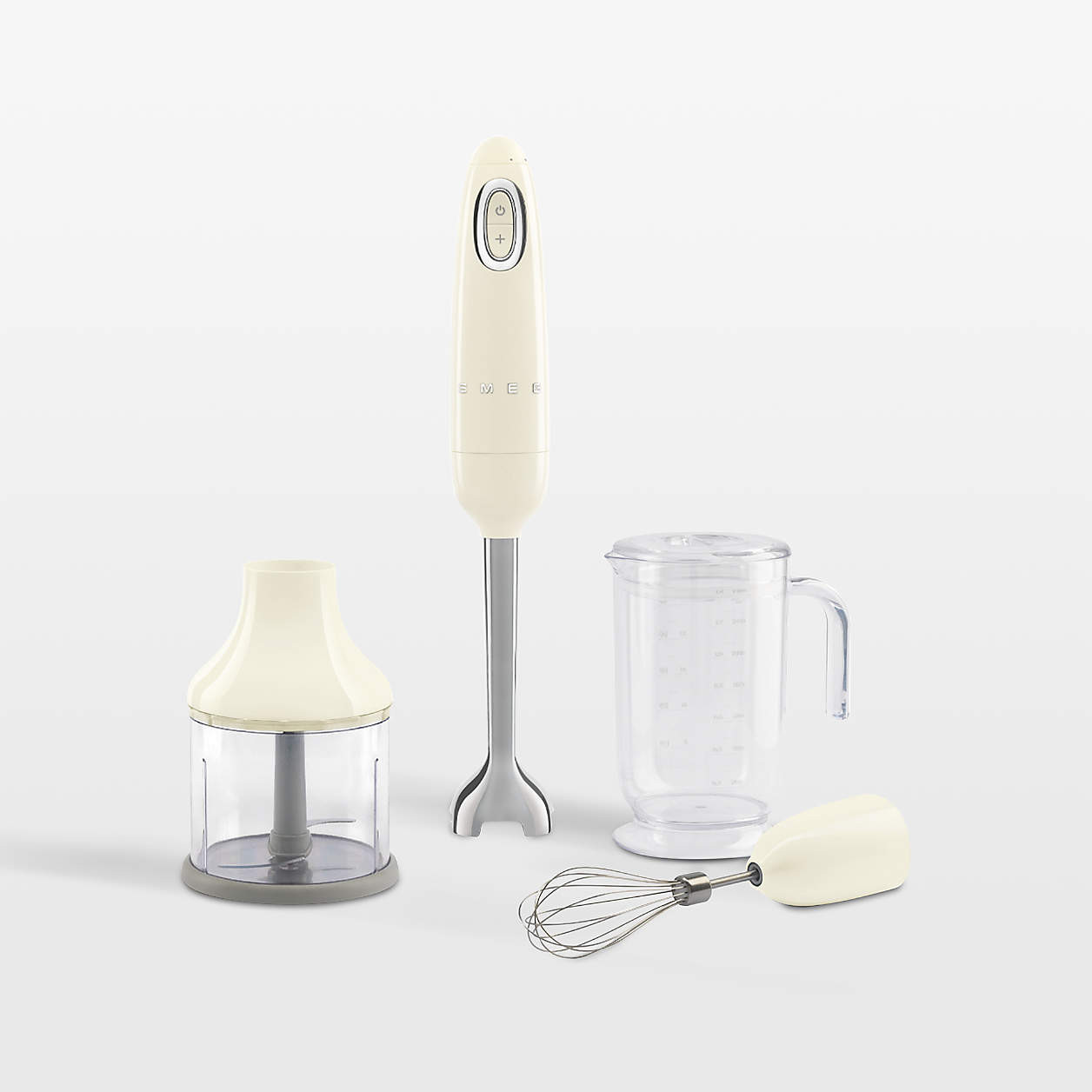 SMEG Cream Hand Blender with Accessories + Reviews | Crate & Barrel | Crate & Barrel