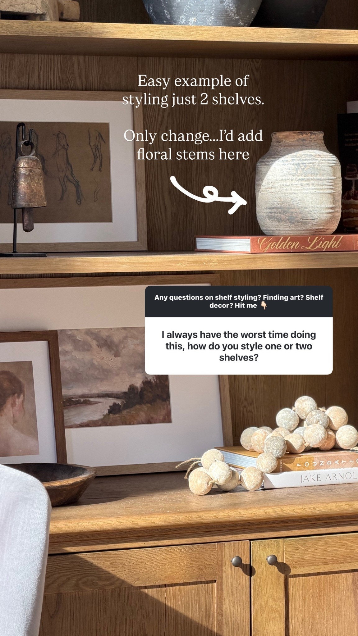 Shelf styling for spring. Printable spring art. The absolute best gallery wall frames! Linking a few spring floral stems to use here too!

#LTKSaleAlert #LTKHome