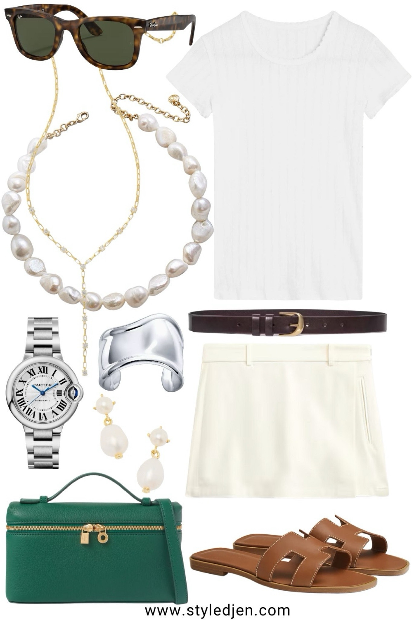 Kendra Scott jewelry, leset pointelle tee (small), skort (2), belt (xs)  



#LTKFindsUnder100 #LTKSeasonal #LTKStyleTip