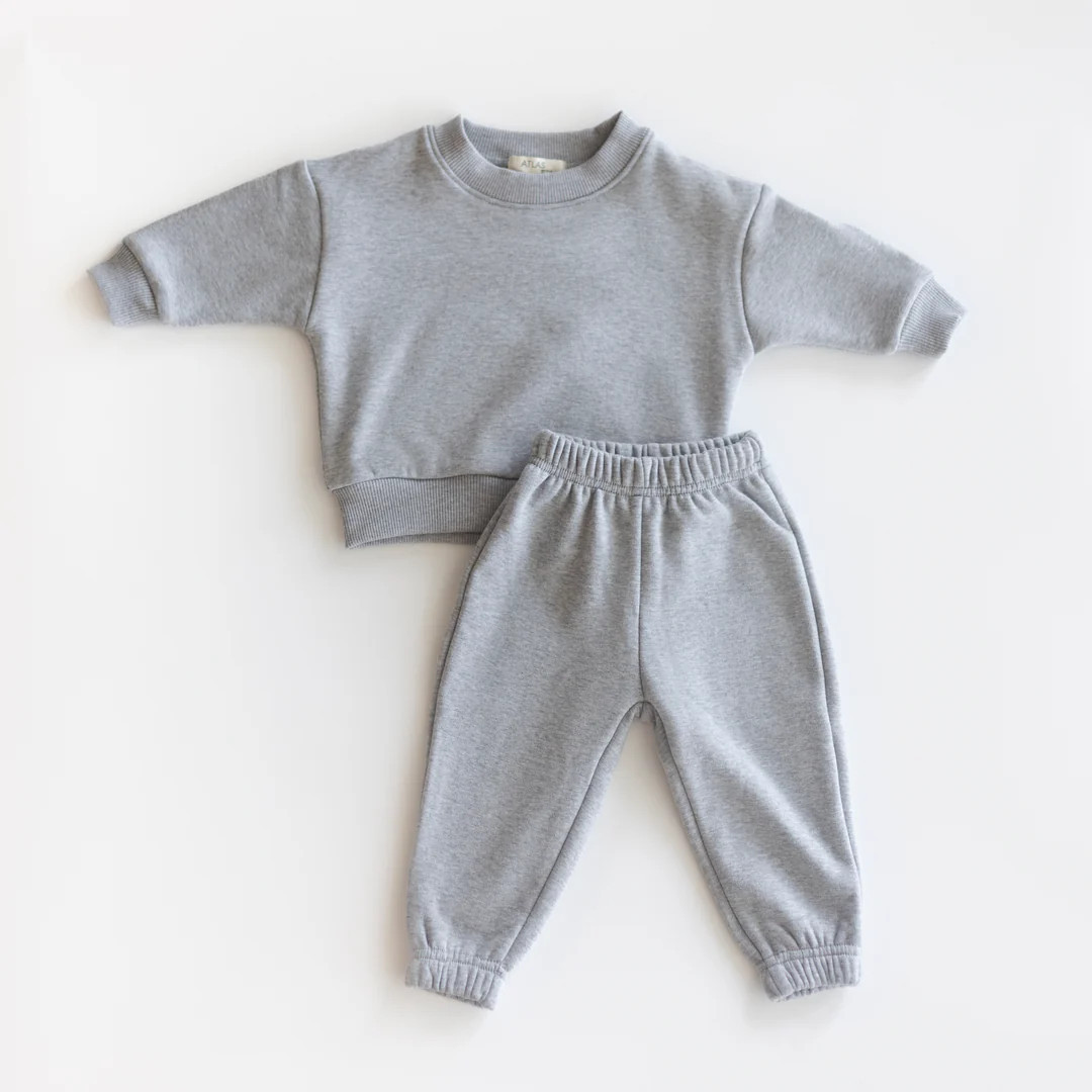 Fleece Sweat Set | Atlas Grey