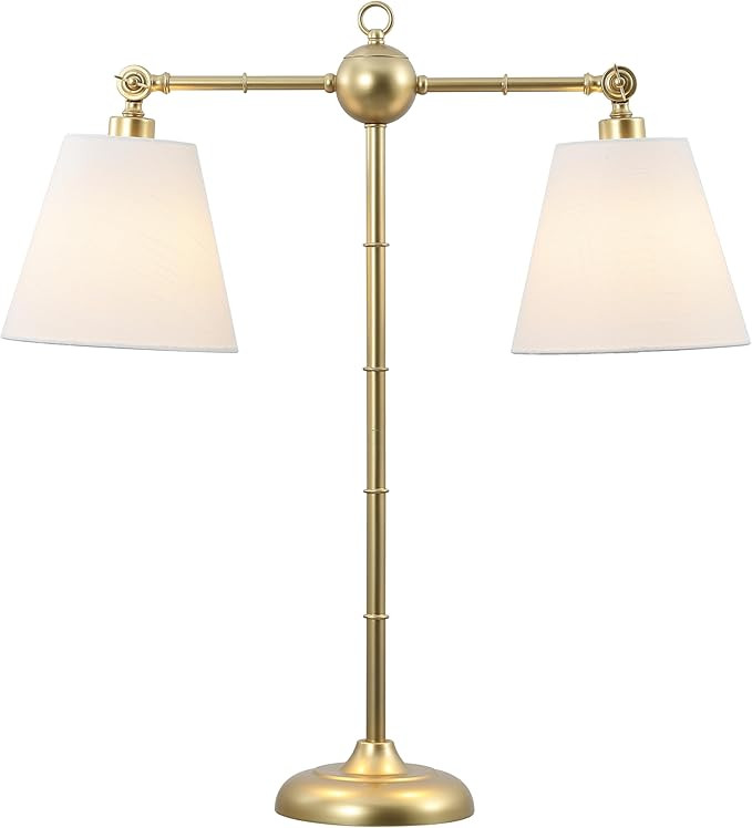 JONATHAN Y JYL3074A Ruth 31" 2-Light Library Metal LED Table Lamp Contemporary Bedside Desk Night... | Amazon (US)