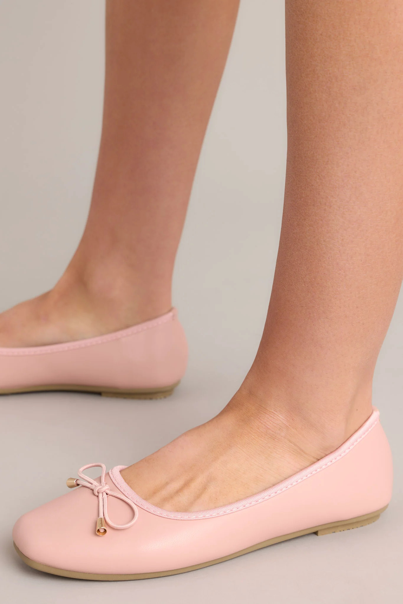 Serene Steps Dusty Pink Ballet Flats | Red Dress