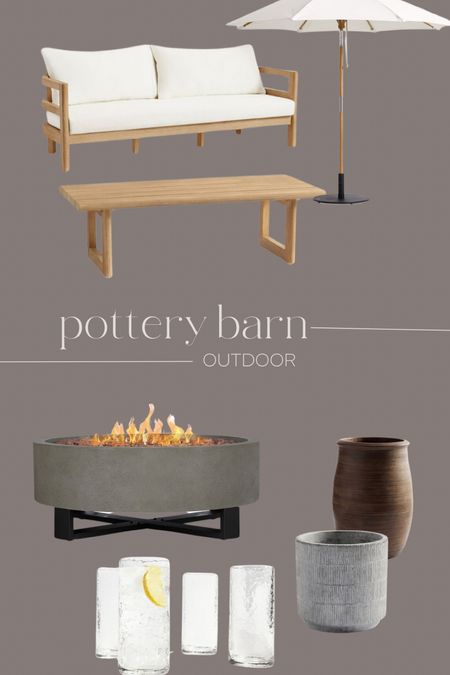 Pottery barn outdoor finds, outdoor furniture

#LTKSeasonal #LTKhome #LTKfindsunder50