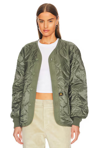ALPHA INDUSTRIES ALS/92 Liner in M-65 Olive from Revolve.com | Revolve Clothing (Global)