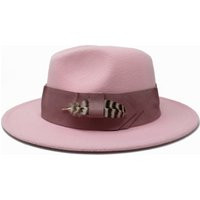 Pink Fedora Hat - Inner Adjustable Drawstring - One Size Fits All - Men's & Women's | Etsy (US)