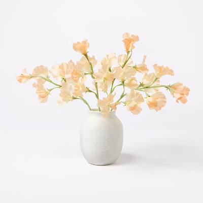 Artificial Sweet Pea Floral Arrangement - Threshold™ designed with Studio McGee | Target