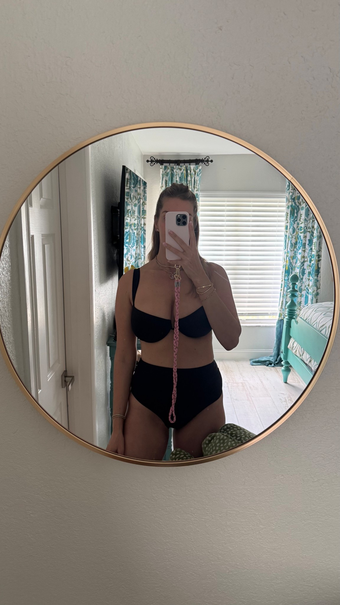 High waisted black suit for big boobs 🖤 @Monday Swimwear wearing size Vuluptous in top and L in bottoms 

#LTKSwim #LTKTall