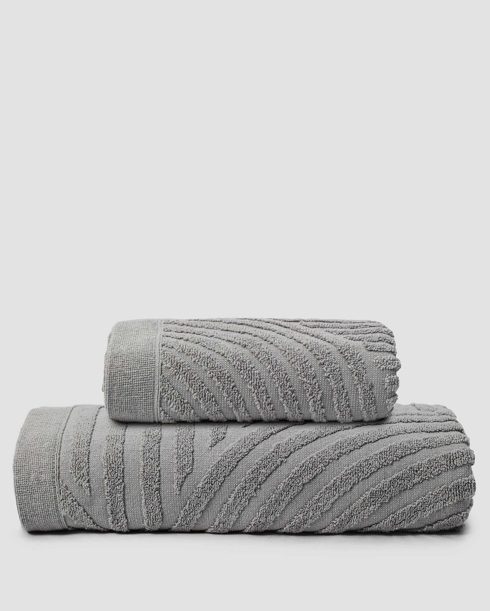 Kit toalha de banho + toalha de rosto extra soft Monica cinza | Buddemeyer | Riachuelo (BR)