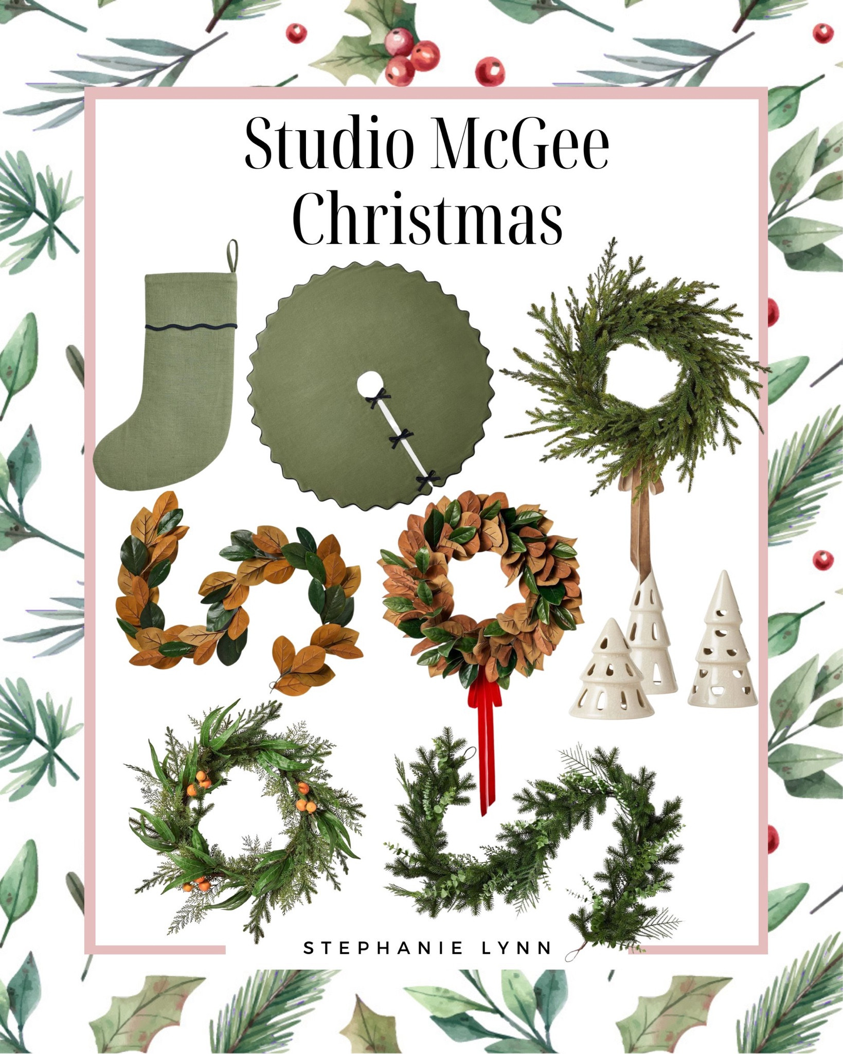 Studio McGee Christmas decor at Target! Shea McGee, Christmas decorating, affordable Christ decor, lux for less, garland wreaths, stockings, tree skirts, scallops  

#LTKHoliday #LTKHolidaySale #LTKSeasonal