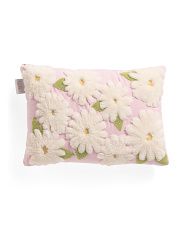 12x17 Tufted Daisy Petals Boudoir Pillow | Marshalls