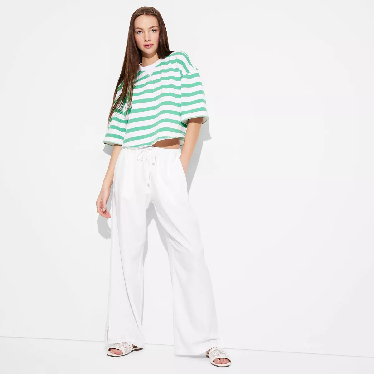 Women's Pull-On Linen Pants - Wild Fable™ | Target