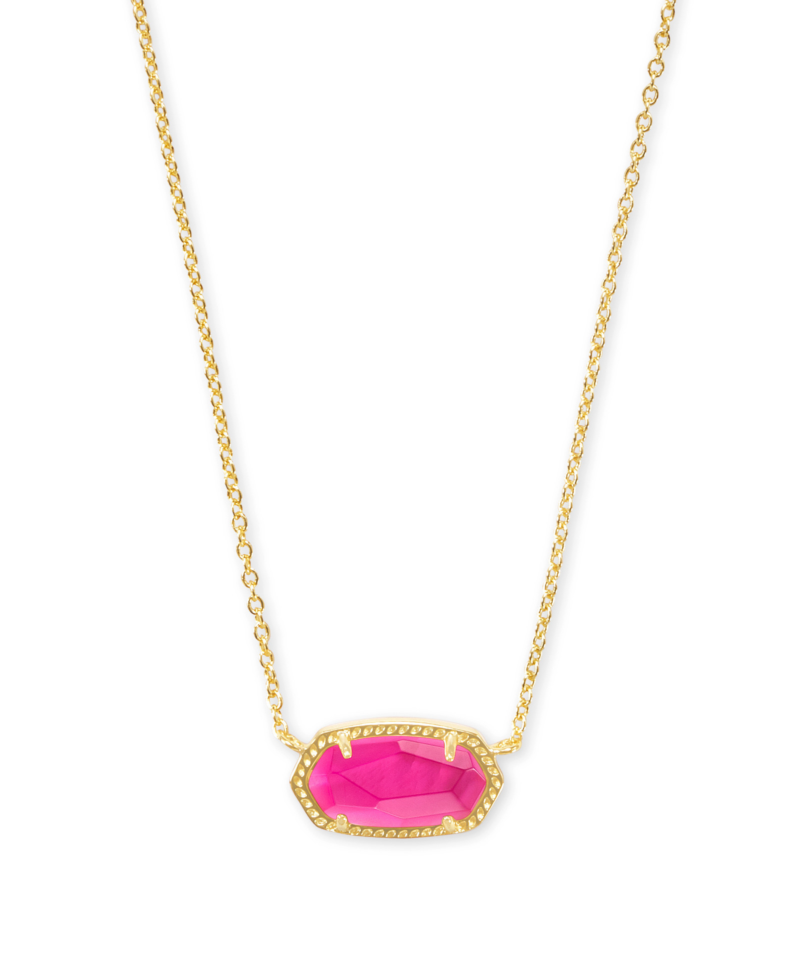 Elisa Gold Pendant Necklace in Azalea Illusion | Kendra Scott | Kendra Scott
