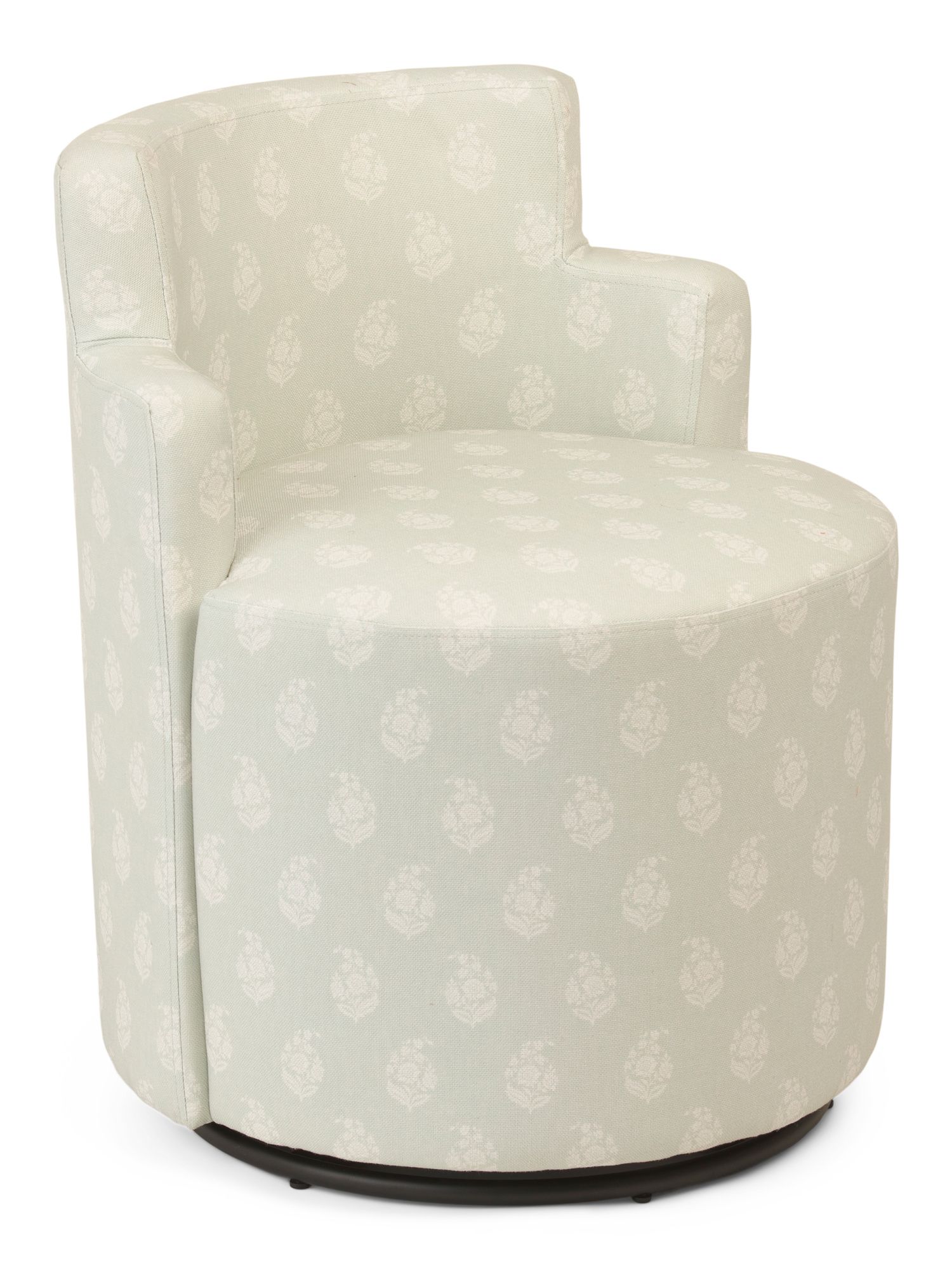 Block Print Swivel Chair | TJ Maxx