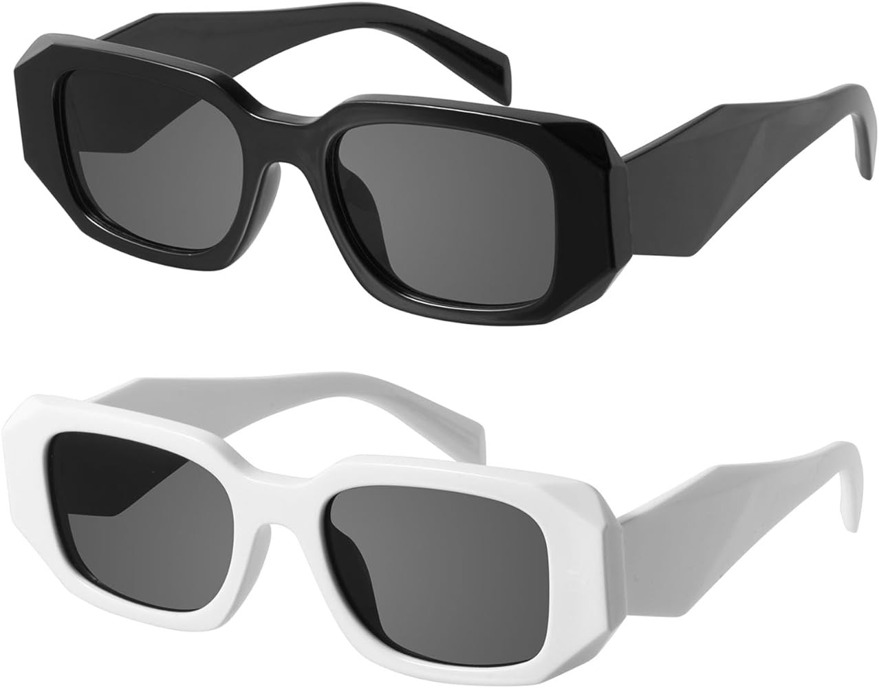 mosanana Trendy Rectangle Sunglasses for Women Men-Goulding | Amazon (US)