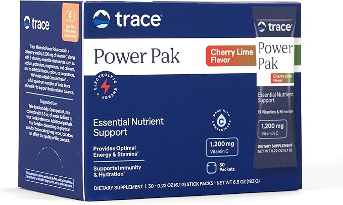 Trace Minerals Power Pak - Multivitamin Packets for Essential Nutrient Support - Hydration, Immun... | Amazon (US)