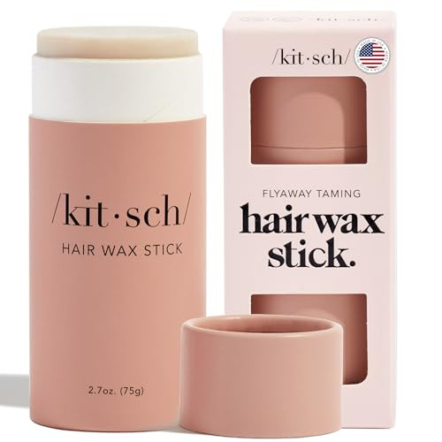 Kitsch Hair Wax Stick for Women & Men - Hair Slick Back Stick, Anti-Frizz and Fly Away Hair Tamer, No Residue Hair Finishing Stick for Flyaways, All Day Hold Styling Product for Smoothing Hair Strands | Amazon (US)