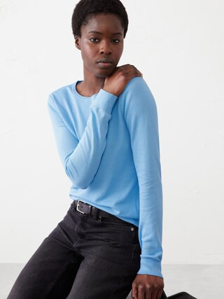 Forever Crew-Neck Sweater | Banana Republic Factory