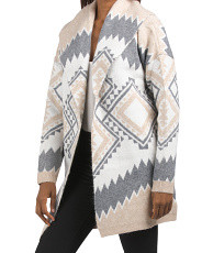 Long Sleeve Aztec Soft Cozy Cardigan | Sweaters | T.J.Maxx | TJ Maxx