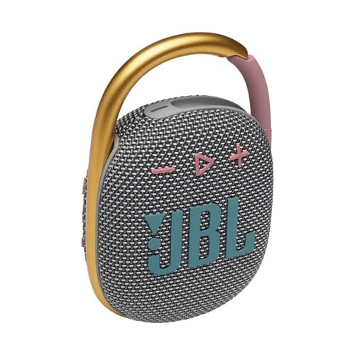 JBL Clip 4 - Portable Mini Bluetooth Speaker - Grey (Renewed) | Amazon (US)