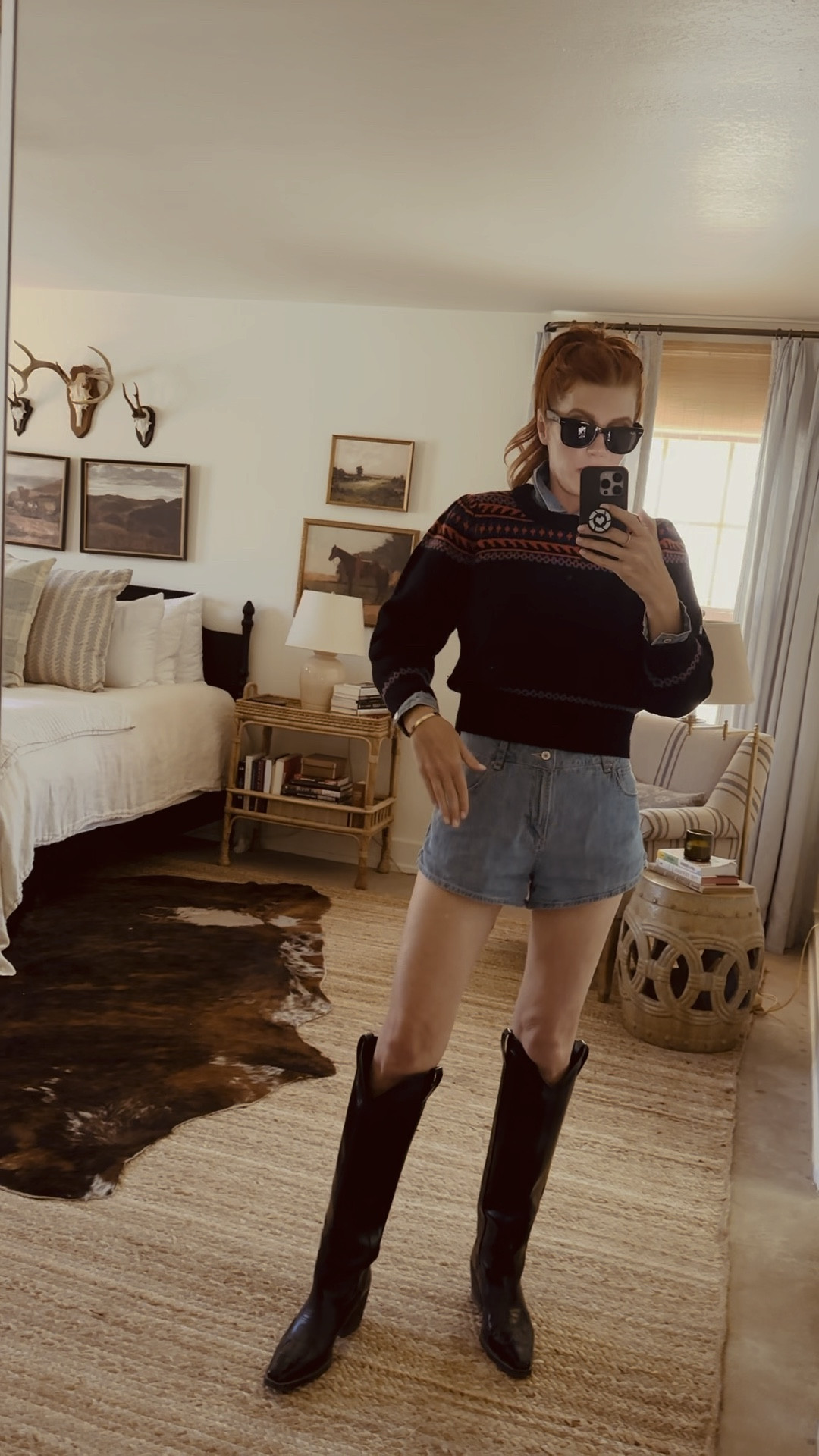 Layer this cute fitted fair isle sweater over your spring/ summer clothes for a cute transitional weather look! 
I got big compliments on this look! 
Watch the video to learn about styling. 

#LTKU #LTKVideo #LTKWorkwear