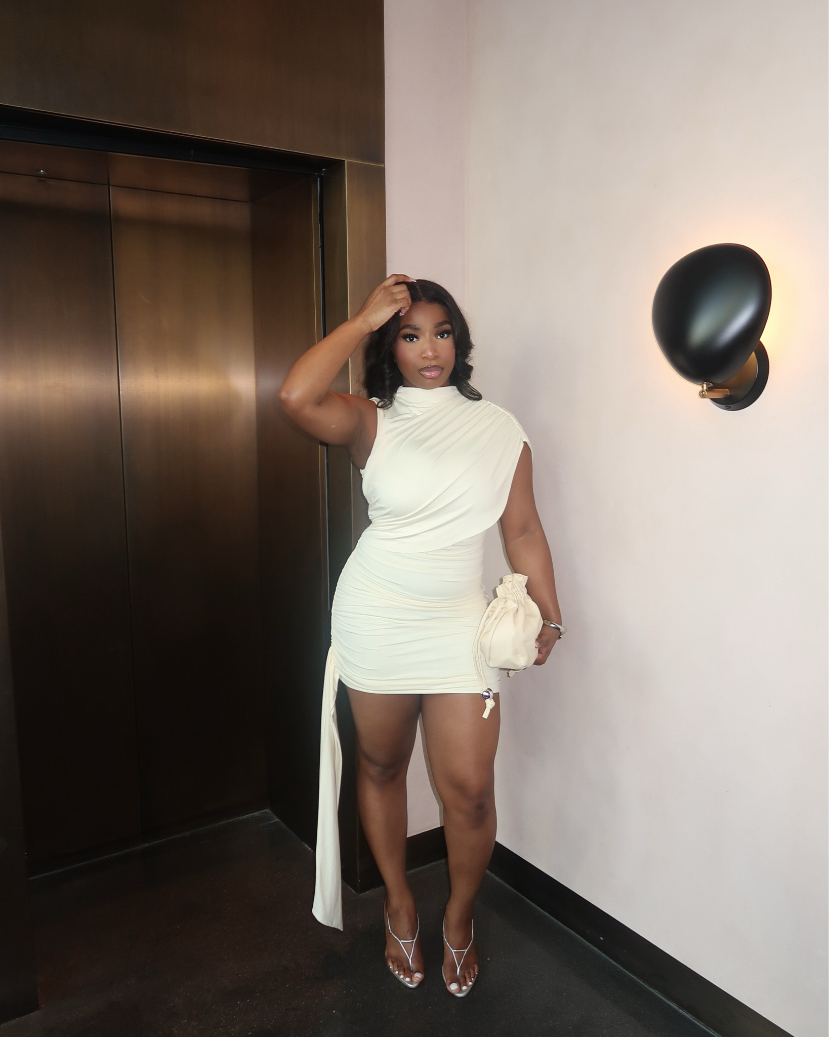 Buttercream drape dress

#LTKpartywear #LTKdatenight