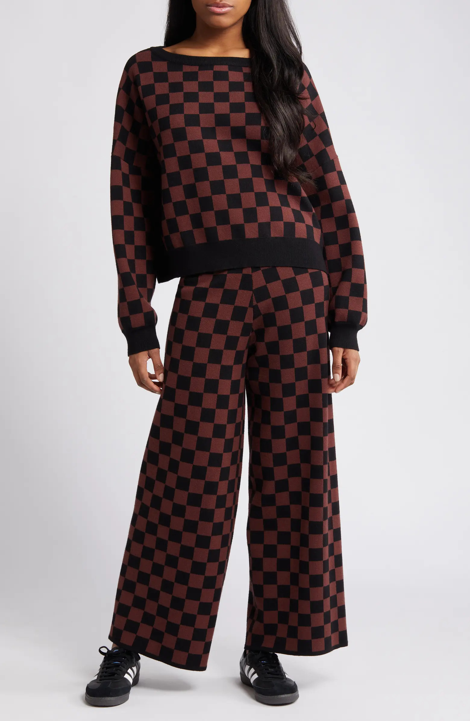 Check Sweater & Pants Set | Nordstrom Rack
