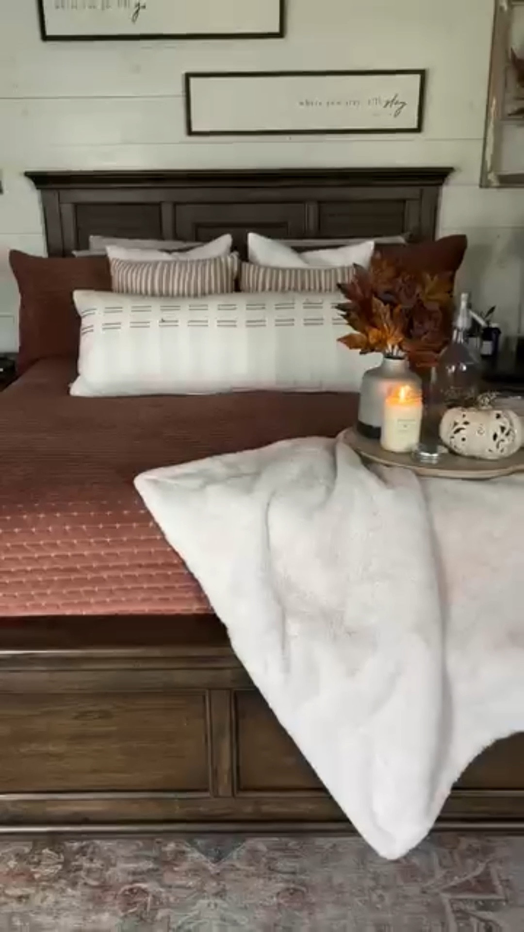 This fall bedding has me in my stay in bed all day era 🍂🛏️
I mean… how gorgeous is this rust velvet set from @levtexhome?! 😍 It’s soft, cozy, and the texture is everything—basically fall comfort goals.

Not gonna lie, I’ve been sleeping like a baby ever since we put it on. And so has my hubby 😴💤
Catch me hitting snooze a few extra times just to stay wrapped up in this! 
.
.
.
#fallbedding #cozyfallvibes #autumnbedroom #velvetbedding #fallhomedecor #bedroomrefresh #cozyaesthetic #fallhomeinspo #levtexhome


#LTKHome #LTKSeasonal