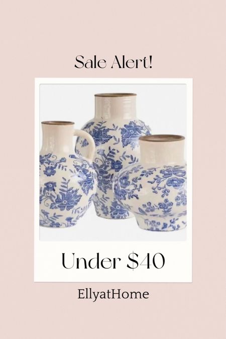 Pretty blue and white floral vases on sale at Kirkland’s Home! Choose Vases, vessels for styling fresh flowers and faux florals. Or choose other styles, White, off white, blue and white, black, rustic, ceramic, textured vases. Shop sales. Classic, modern farmhouse, traditional, coastal home style. Home decor accessories, interior styling, design. Free shipping. 


#LTKsalealert #LTKunder50 #LTKhome