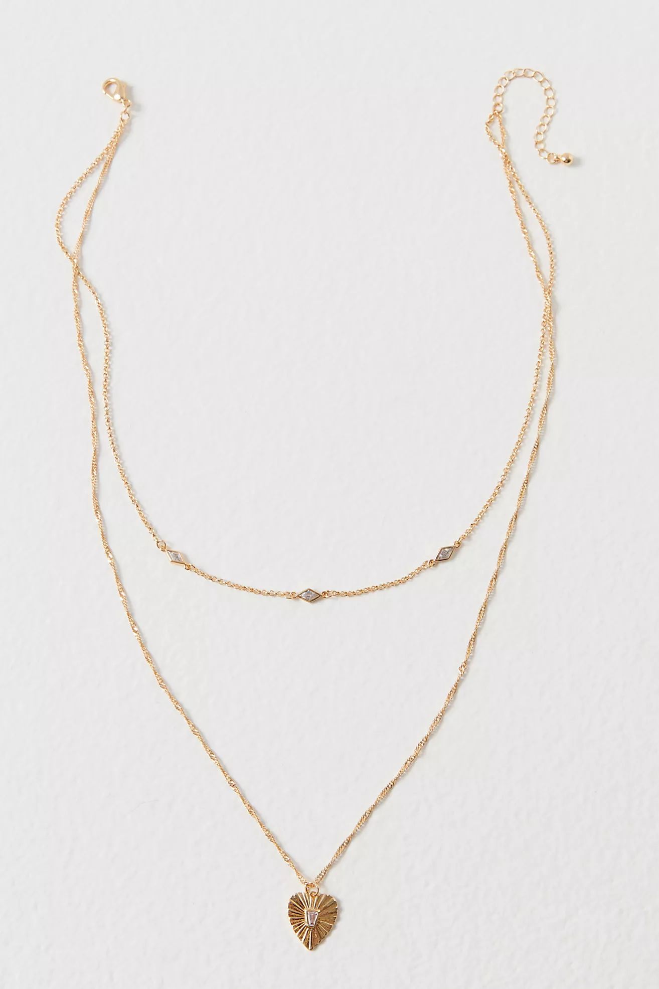 Gold Plated Wish Upon A Star Layered Necklace | Free People (Global - UK&FR Excluded)