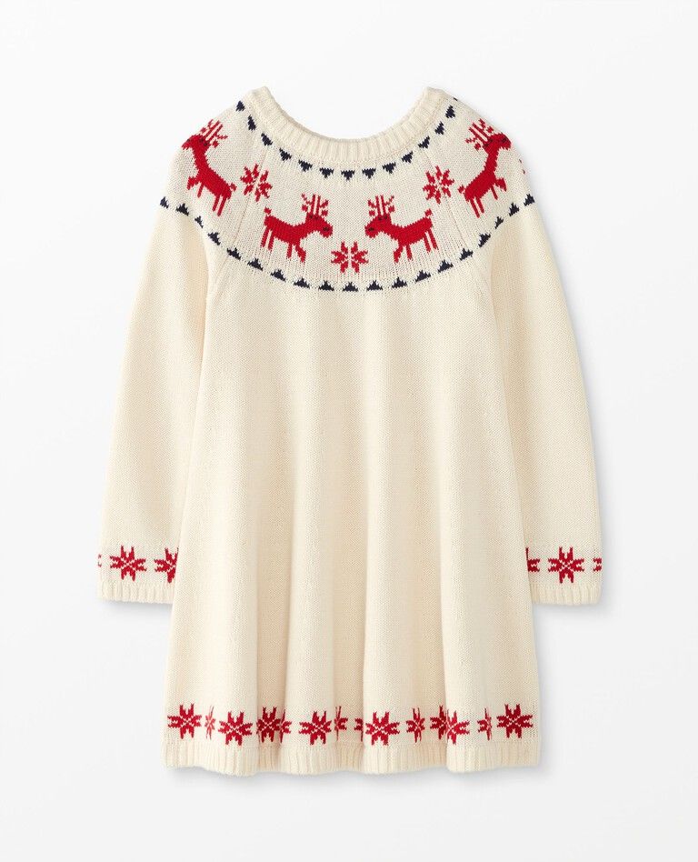 Fairisle Sweater Dress | Hanna Andersson