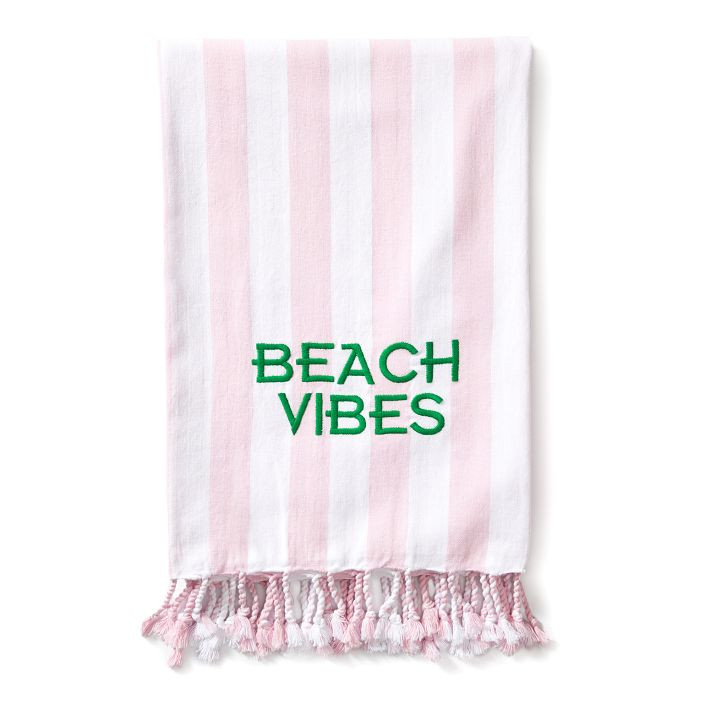 Cabana Stripe Lightweight Turkish Towel | Mark and Graham