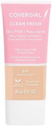 Covergirl, Clean Fresh Skin Milk Foundation, Fair/Light, 1 Fl Oz (Pack of 1) | Amazon (US)