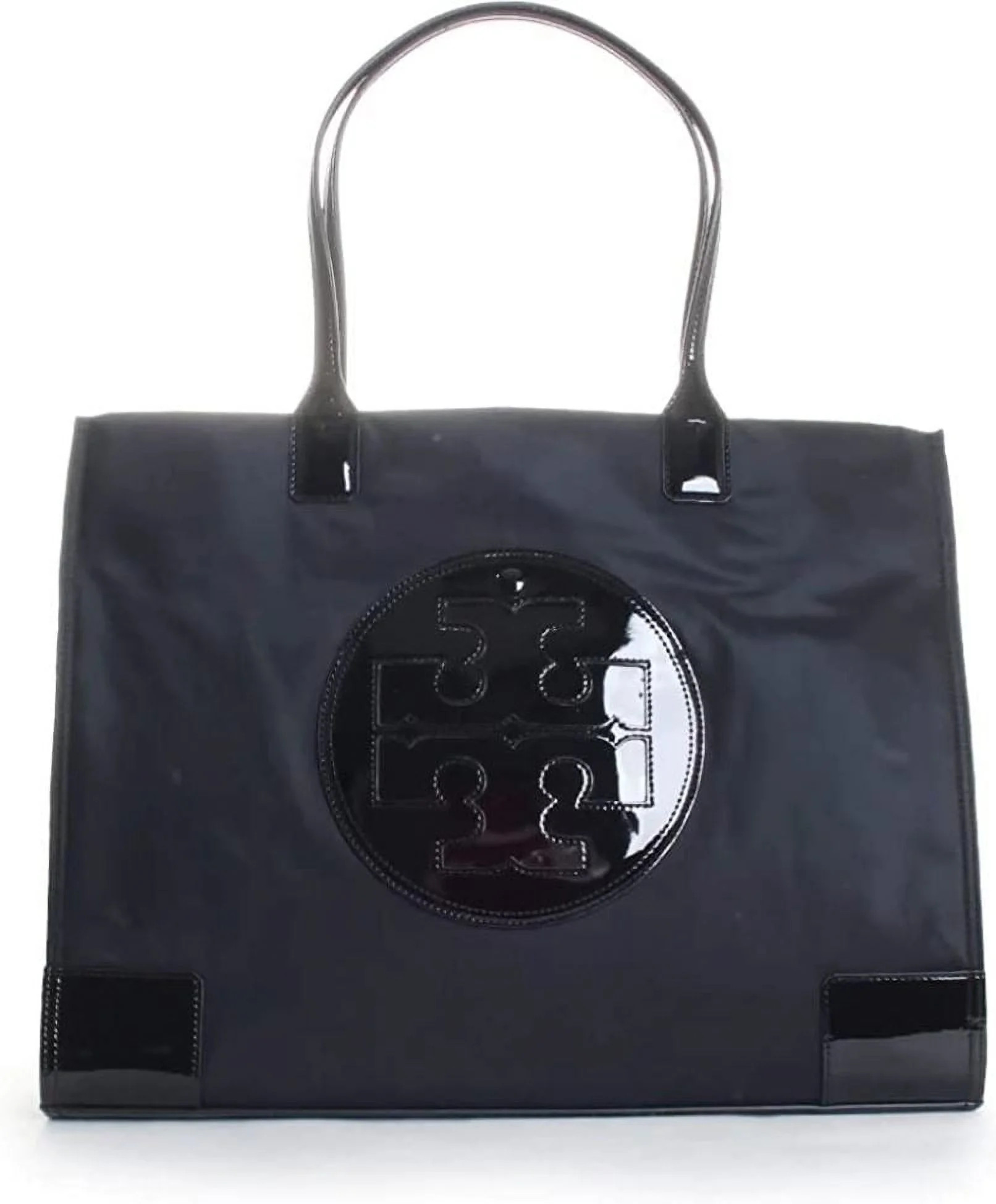 Tory Burch Women's  Ella Patent Tote Bag 90479-001 Black | Walmart (US)
