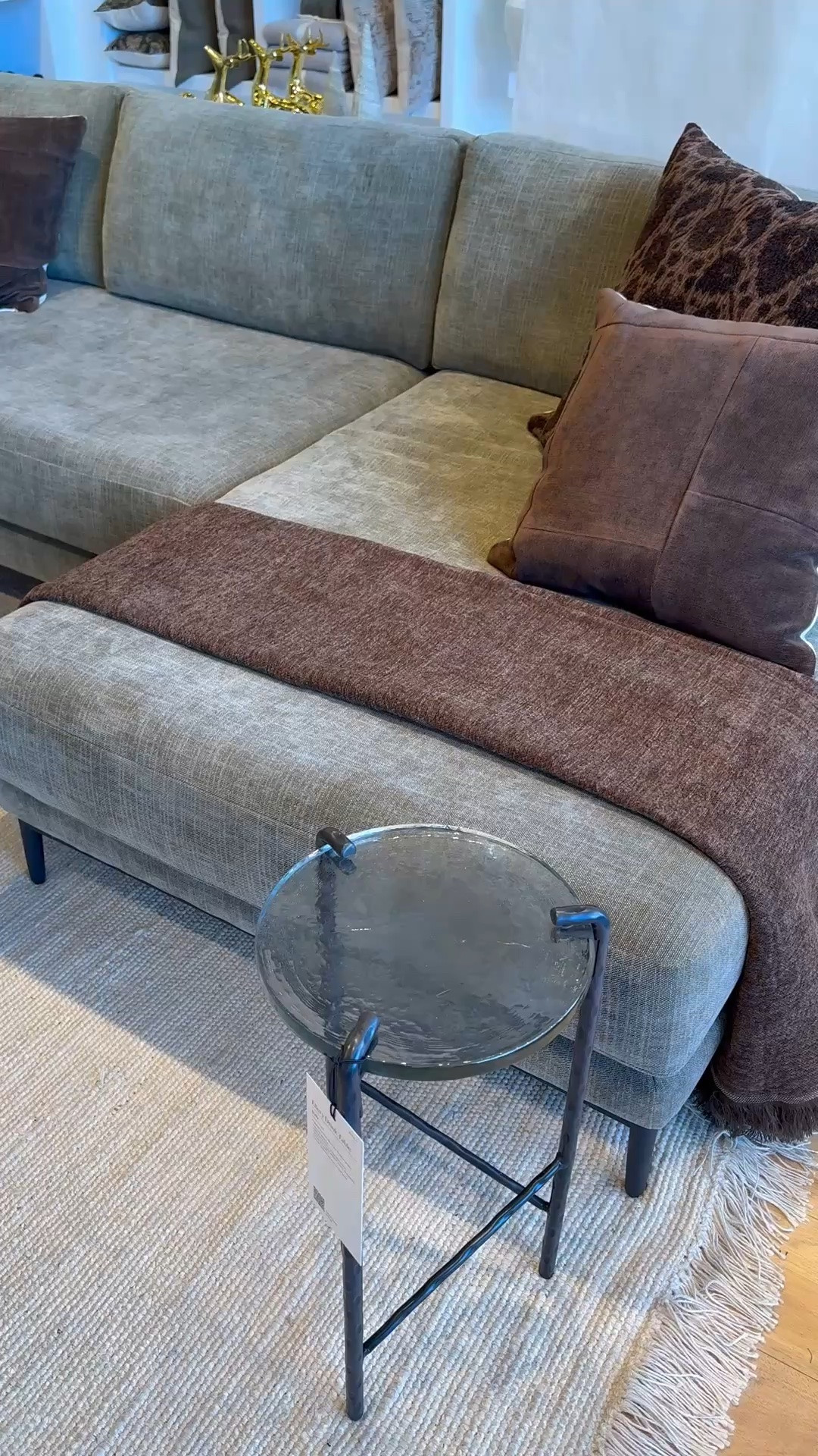 Fall home decor refresh.  Sectional sofa, throw pillows, throw blanket, chocolate brown home decor, living room ￼

#LTKHome #LTKdayinmylife #LTKvlog
