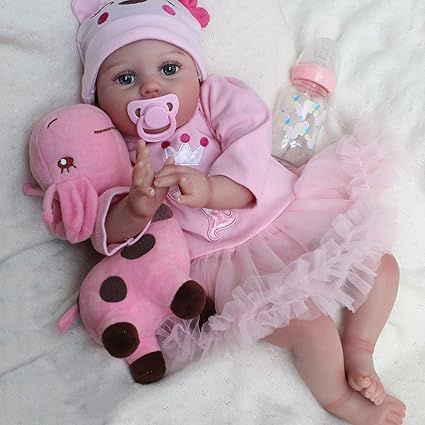 CHAREX Realistic Reborn Baby Dolls Real Looking Lifelike for Girls 22 Inch Handmade Weighted Newb... | Amazon (US)