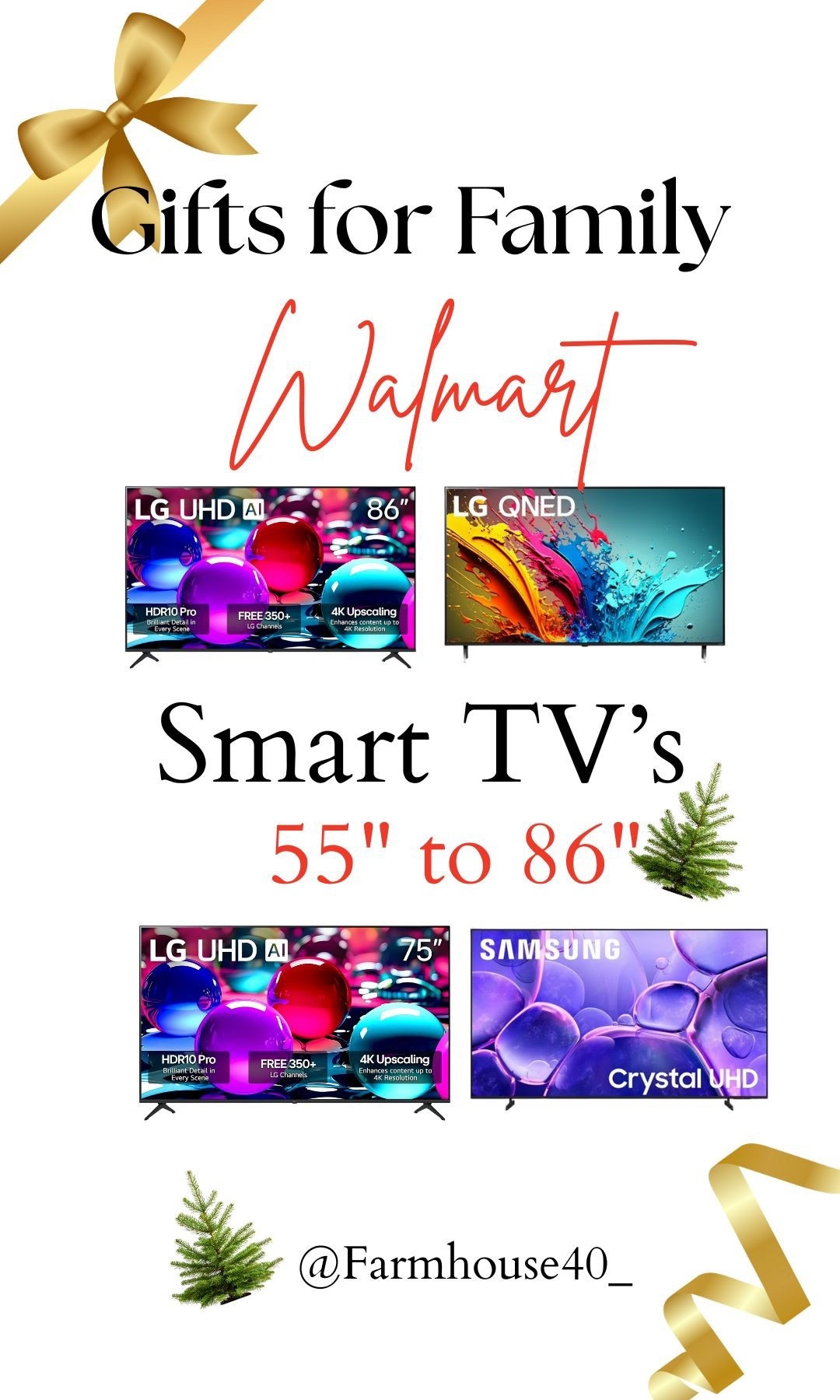 Thrill the entire family with years of enjoyment with a new SMART TV Watch all your favorite shows and movies with a cinematic view everyday Grab your deal today🎄🎁

#LTKHoliday #LTKGiftGuide #LTKHome