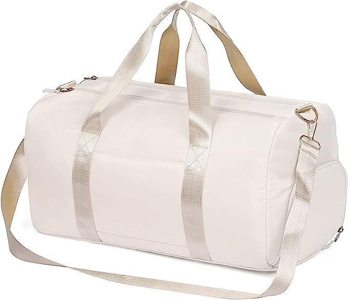 MABROUC Duffle Bag For Women, Sports Duffel Bag for Gym with Wet Pocket & Shoe Compartment, Overn... | Amazon (US)