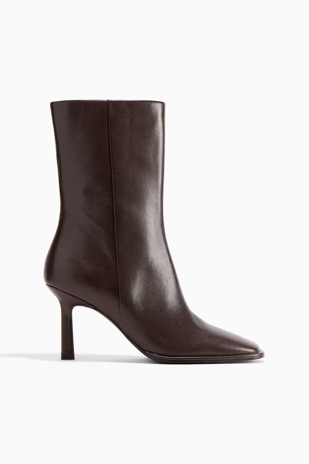 Heeled leather ankle boots | H&M (UK, MY, IN, SG, PH, TW, HK)