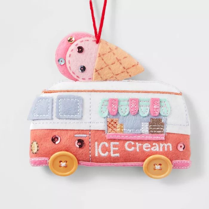 Ice Cream Food Truck Christmas Tree Ornament - Wondershop&#8482; | Target