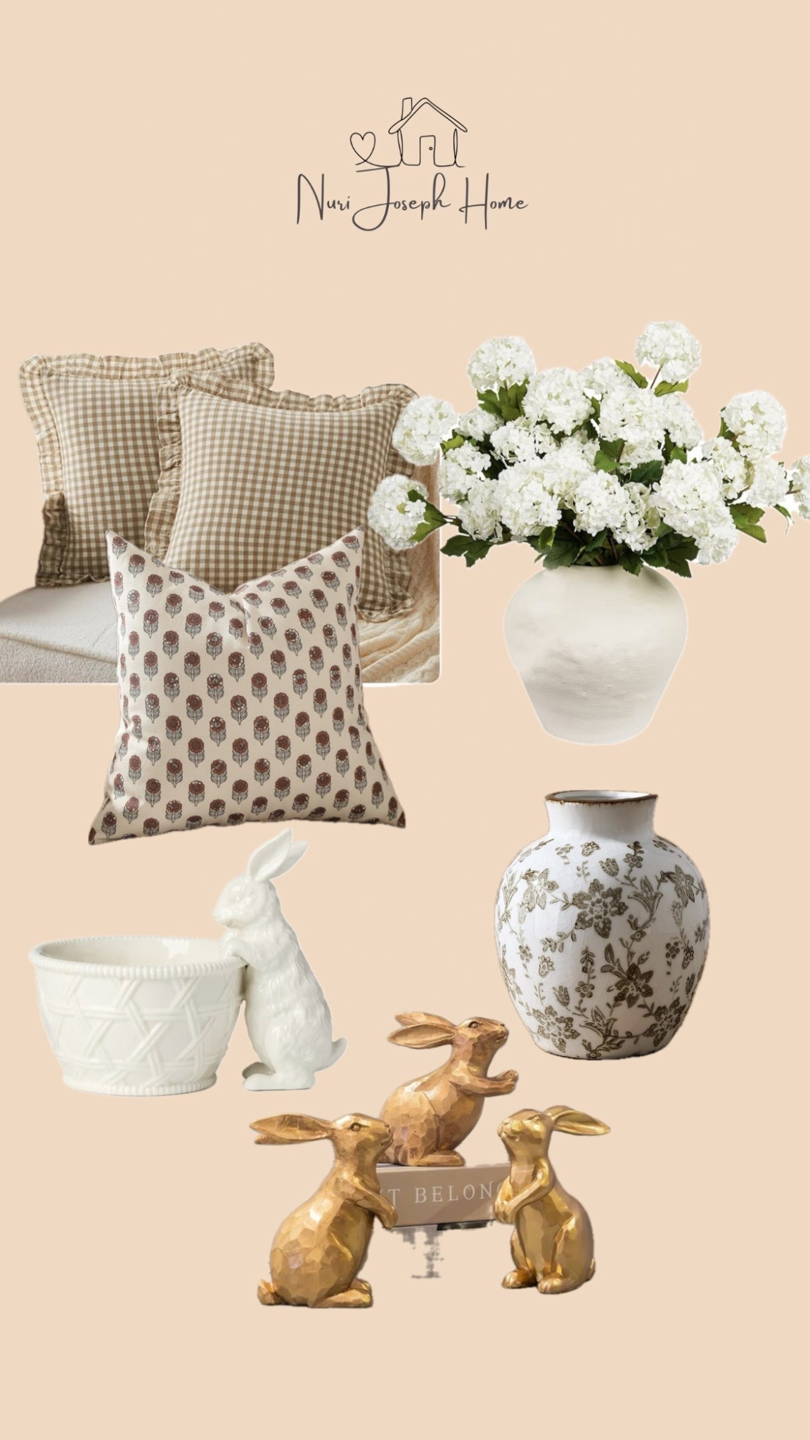 Cottage Inspired Spring and Easter Living Room Decor 
Amazon Home Decor, Vintage Inspired, Cottage Home Decor 

#LTKHome #LTKSeasonal #LTKSaleAlert