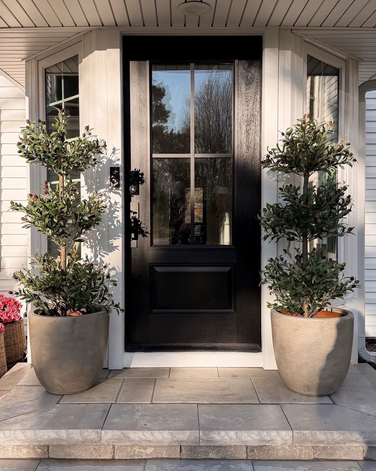 These 5ft tall faux olive trees are perfect for indoor or outdoor styling! I love the height, the tiers, and how easy they are to fluff and style. I love the European feel they add to our front porch! 

#LTKHome