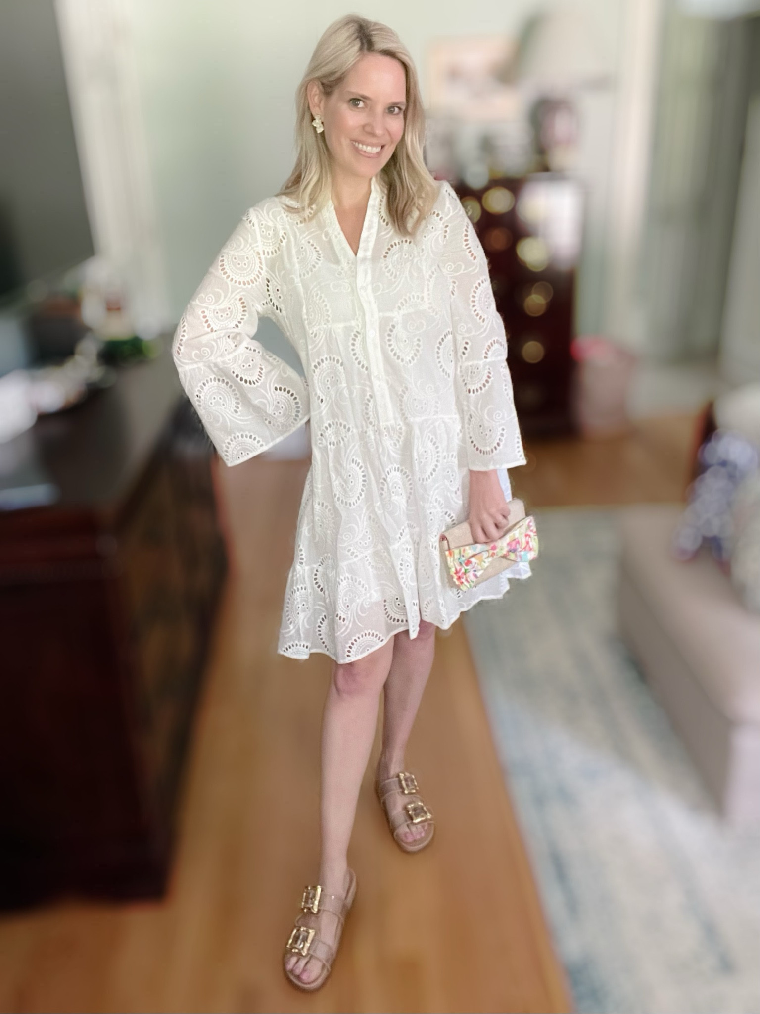 White eyelet dress, summer dress, mom dresses 

#LTKFindsUnder50 #LTKOver40 #LTKFindsUnder100
