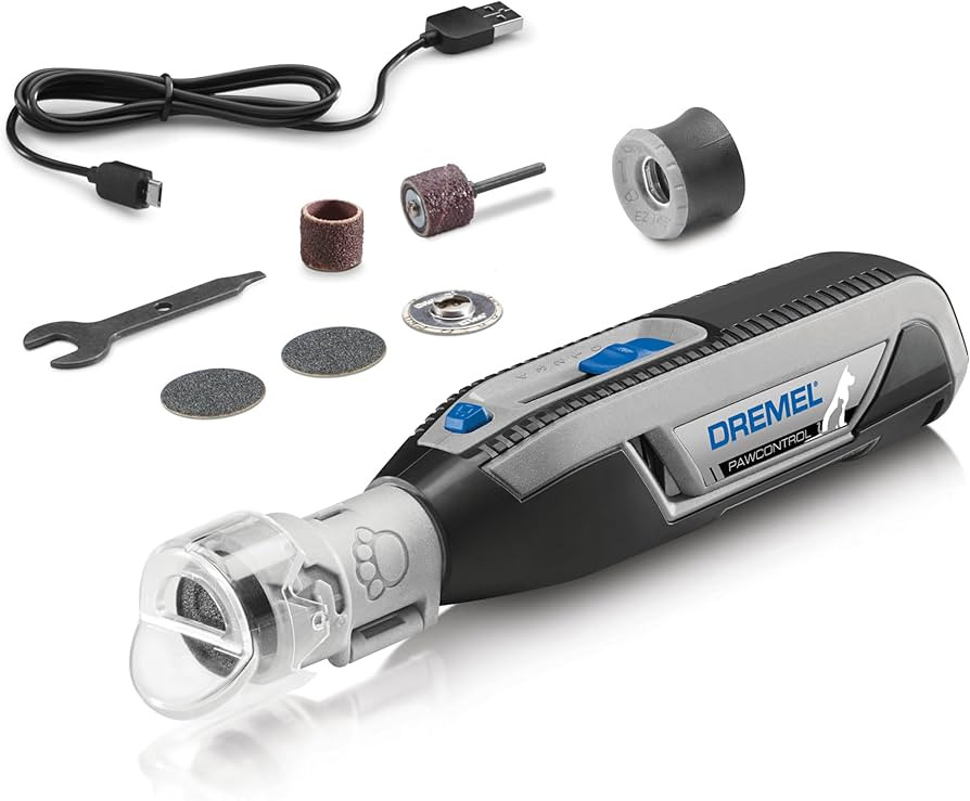 Dremel PawControl 7760-PGK Dog Nail Grinder and Trimmer - Cordless & Rechargeable Pet Grooming To... | Amazon (US)