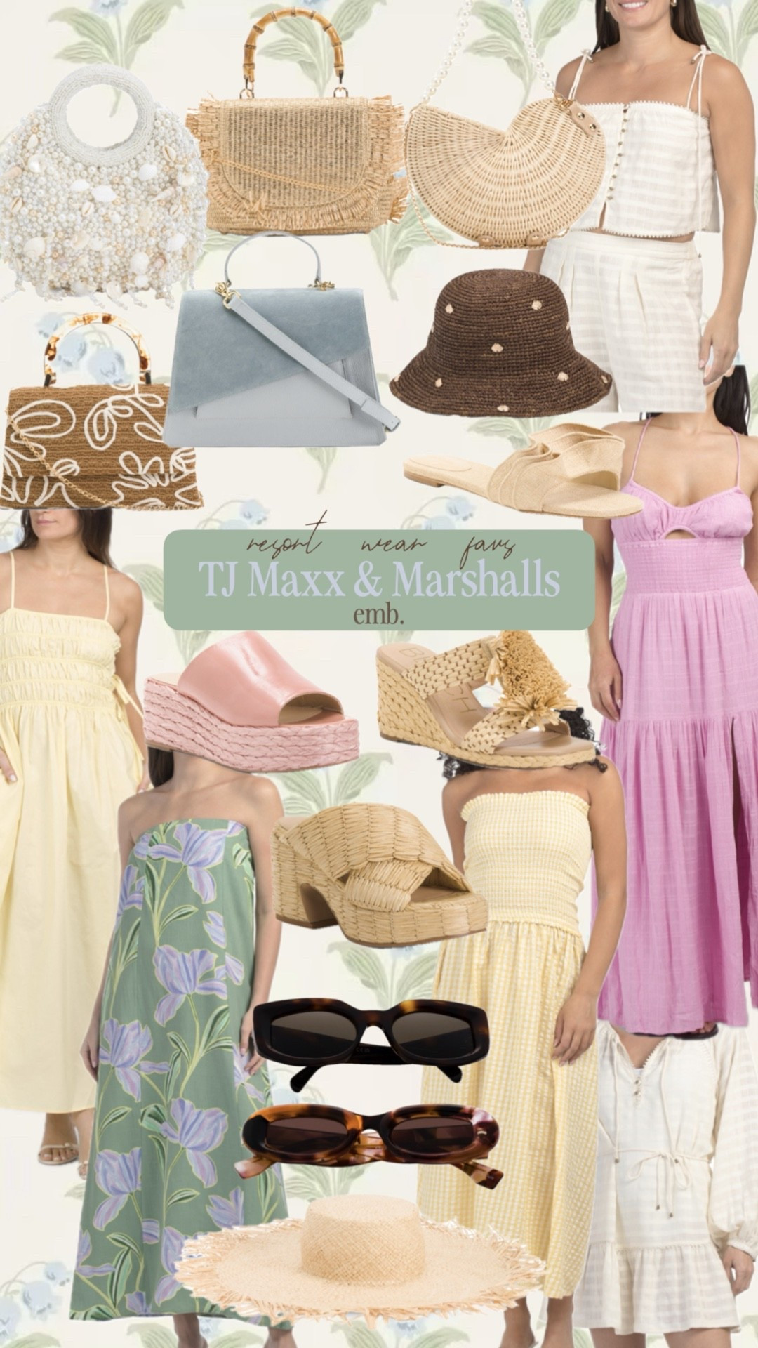 TJ Maxx & Marshalls resort wear favorite finds // vacation // beach // spring // summer // raffia // dresses // sandals // sun hat 

#LTKSwim #LTKSaleAlert #LTKTravel