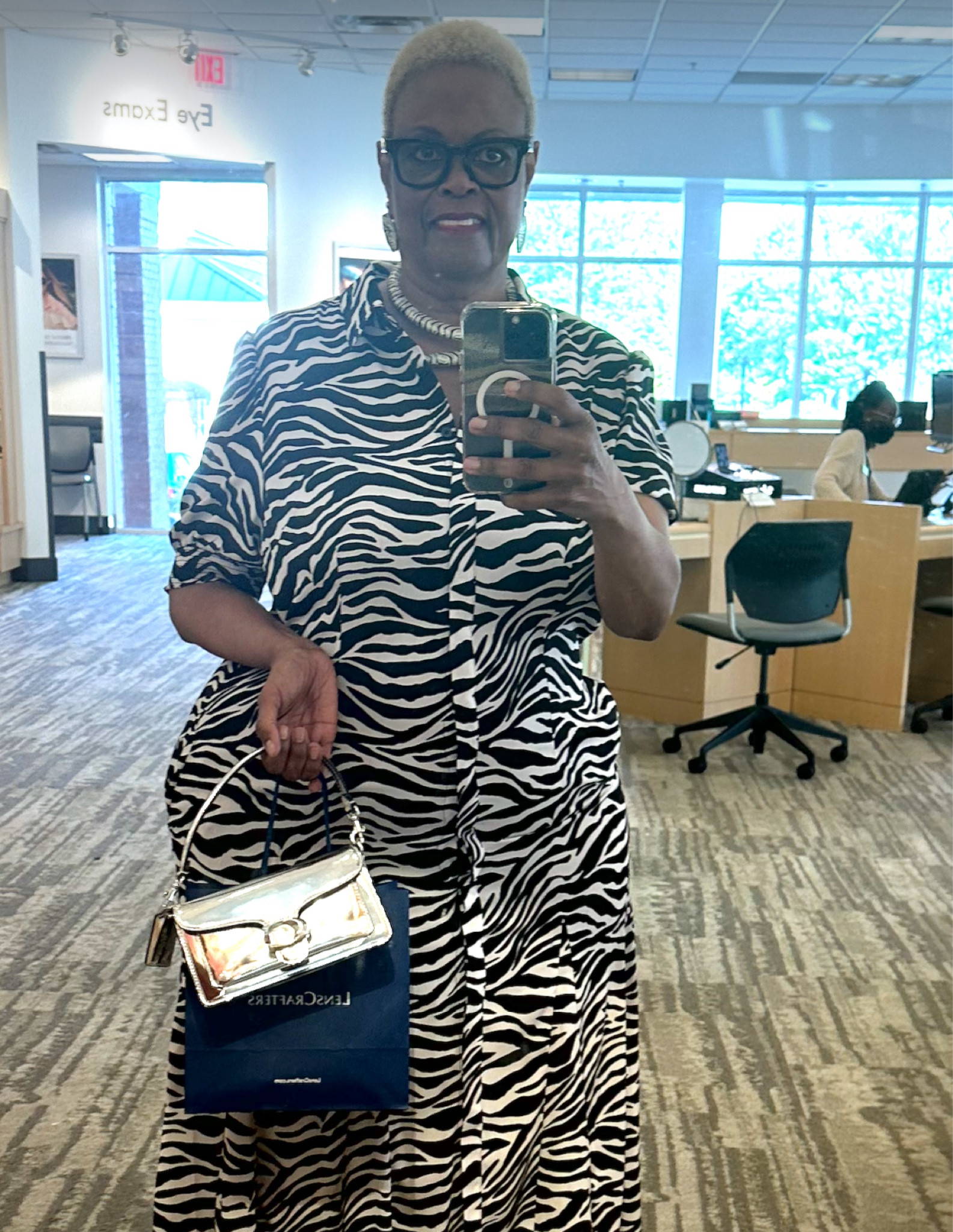 This mirrored COACH handbag has been my go to for the last week or more, something because I change handbags every day. I love the fact that it has a zipper pocket inside that runs the width of the bag and it has a back compartment and two inside compartments. Too cute! So fun.

#LTKItBag #LTKGiftGuide