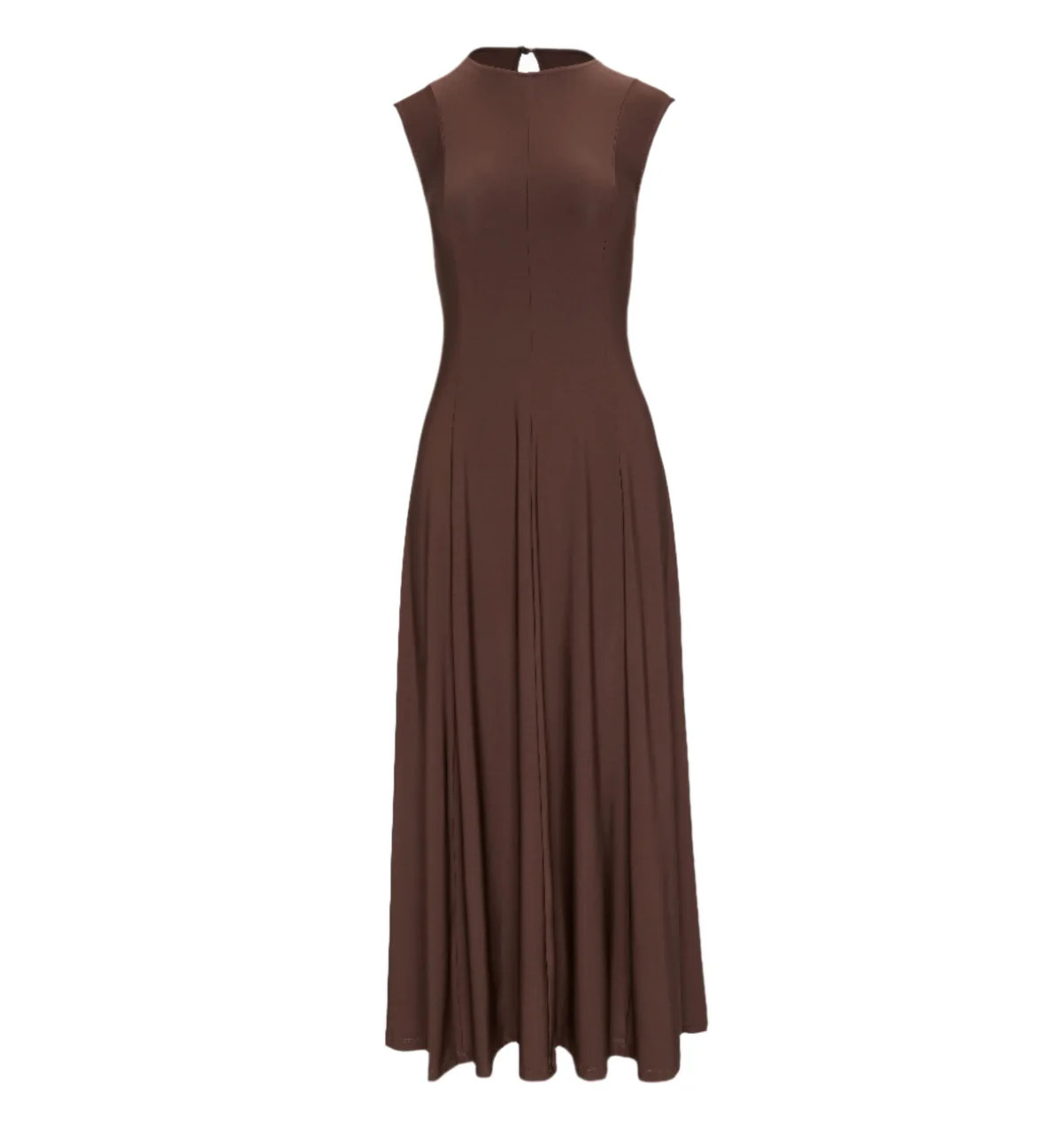 The Mila Dress in Chocolate Jersey | Over The Moon