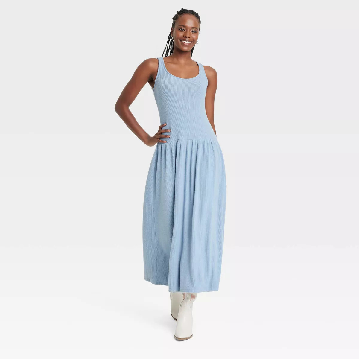 Women's Drop Waist Knit Midi Slip Dress - Universal Thread™ | Target