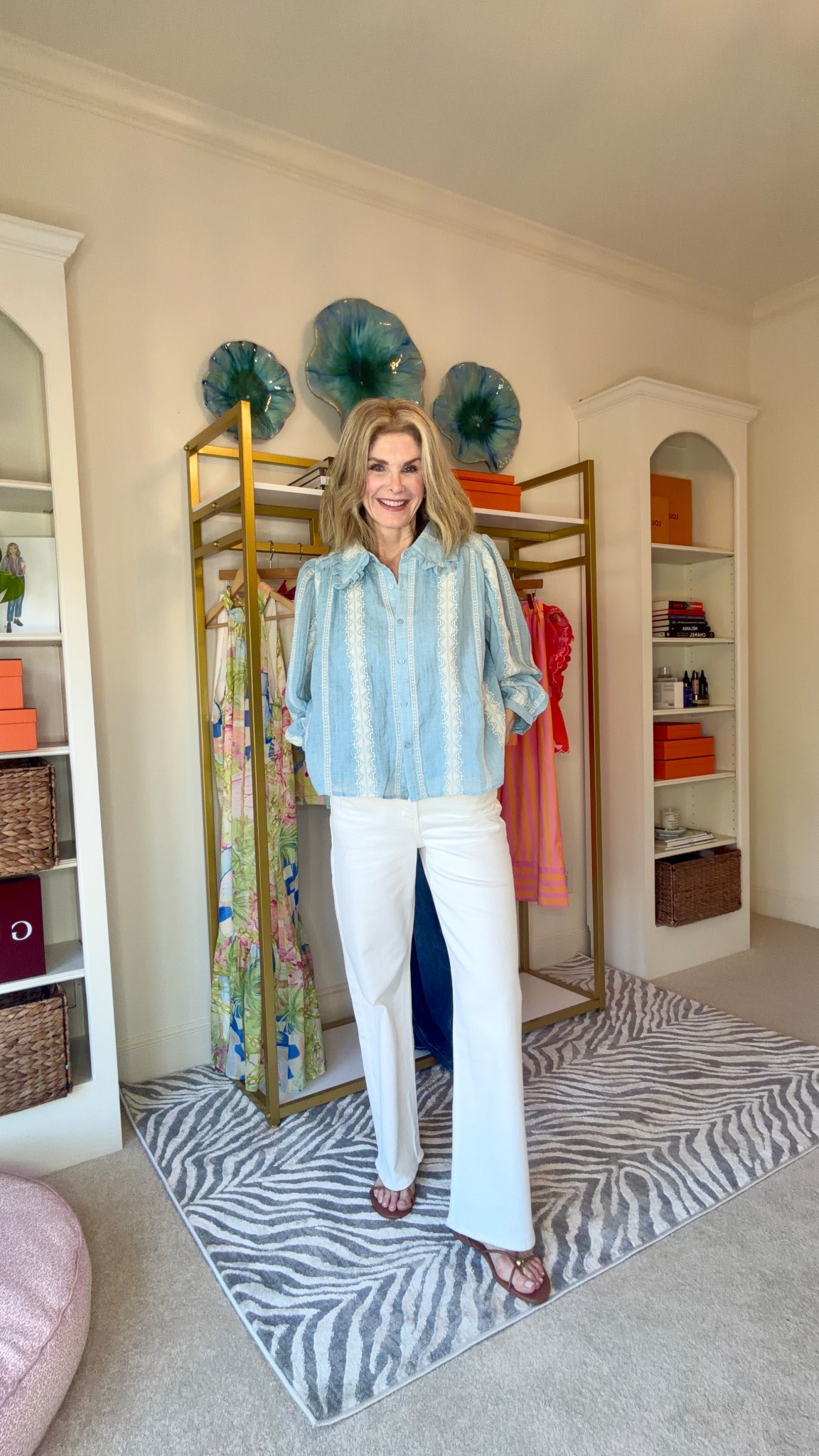 One of my favorite tops for spring!

Size S/27

#LTKSeasonal #LTKOver40 #LTKootd