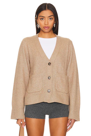 Rue Sophie Pocket Cardigan in Mushroom from Revolve.com | Revolve Clothing (Global)