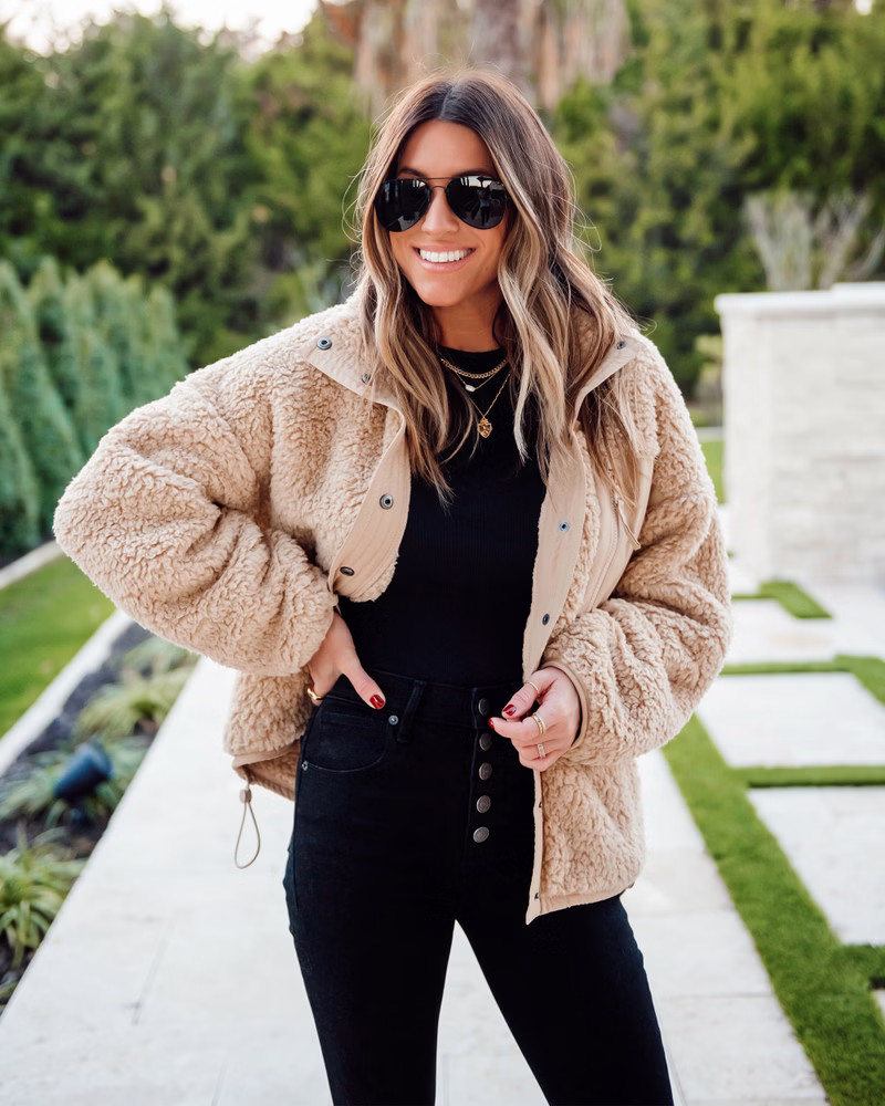 Sherpa Snap Jacket | Abercrombie & Fitch (US)